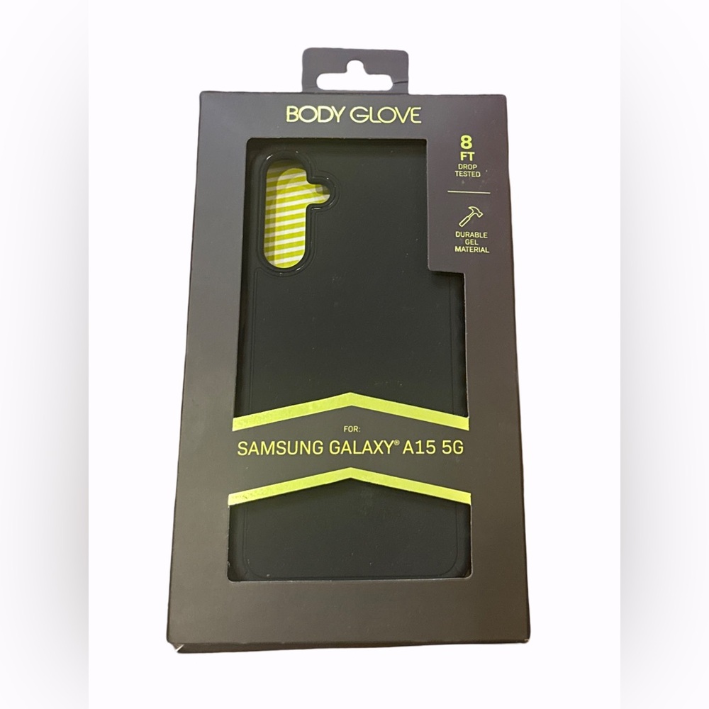 New Black Flexible Phone Case Body Glove for SAMSUNG GALAXY A15 5G Contour Grip